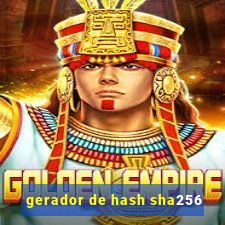 gerador de hash sha256